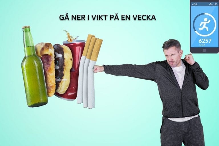 gå ner i vikt på en vecka