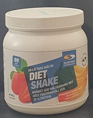 dietshake jordgubb och banan