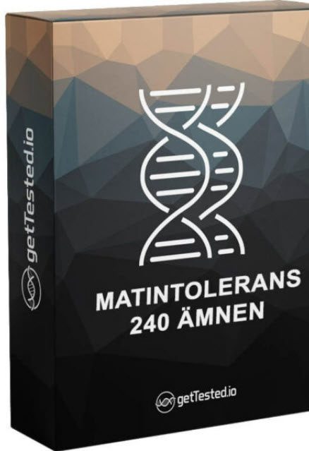 testa matintolerans 240 ämnen
