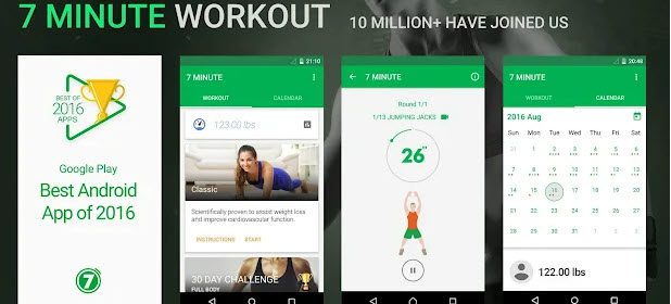 Seven – 7 minute workout training challenge