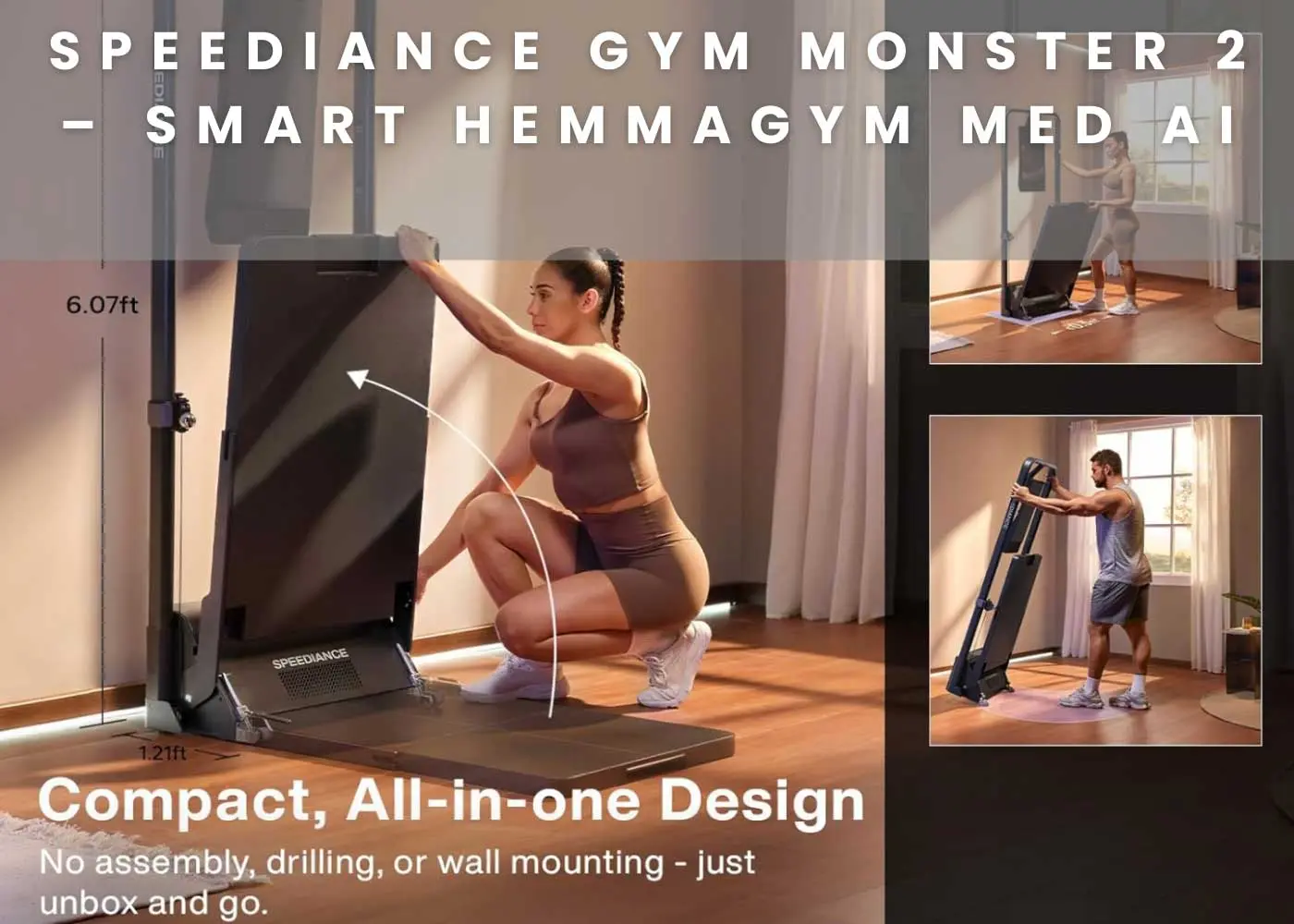 Speediance Gym Monster 2 smart hemmagym med AI